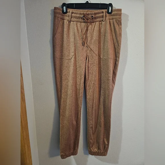 Faux Leather Jogger Style Pants - Picture 1 of 7
